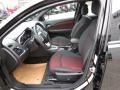 2013 Dodge Avenger Black/Red Interior Interior Photo