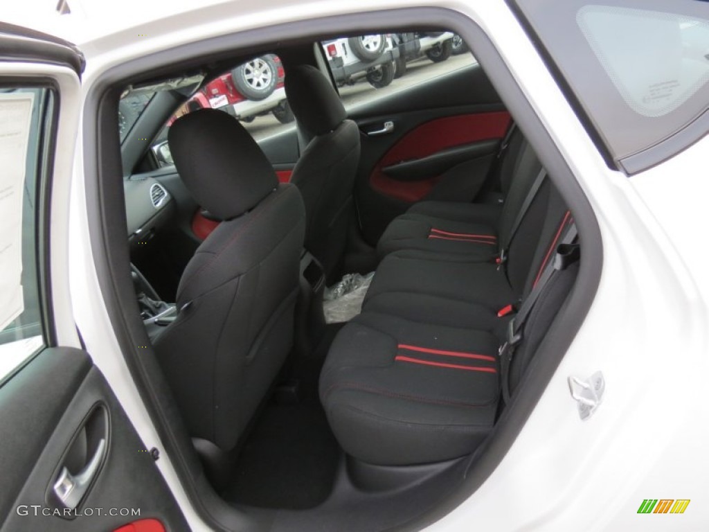 2013 Dodge Dart Rallye Rear Seat Photo #75666999