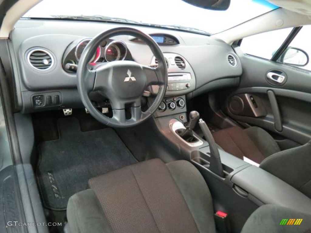 Dark Charcoal Interior 2009 Mitsubishi Eclipse GS Coupe Photo #75667349