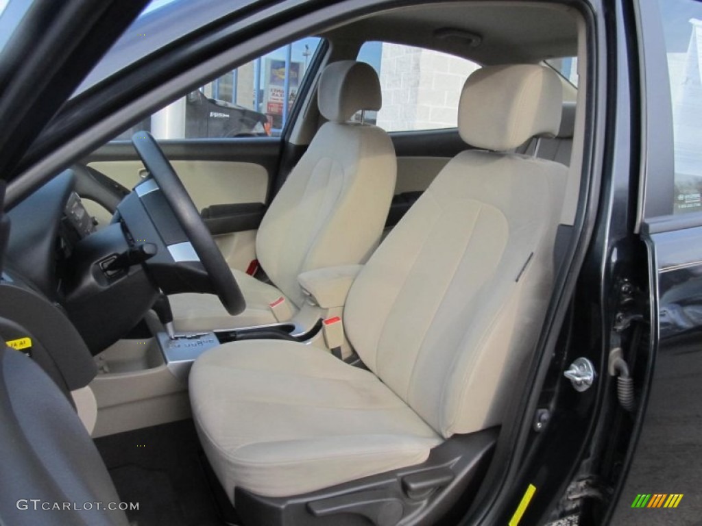 2008 Hyundai Elantra GLS Sedan Front Seat Photos