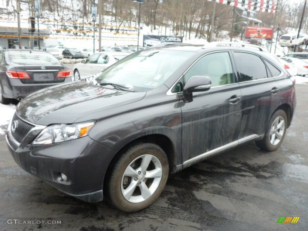 2010 RX 350 AWD - Truffle Brown Mica / Parchment/Brown Walnut photo #2