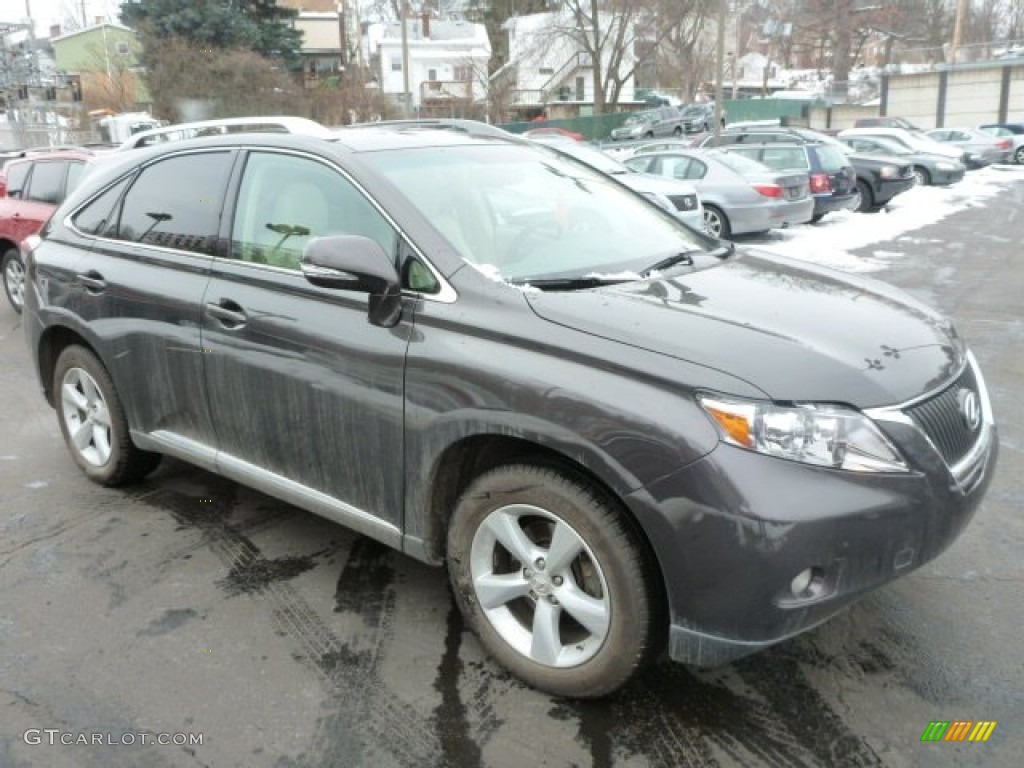 2010 RX 350 AWD - Truffle Brown Mica / Parchment/Brown Walnut photo #3