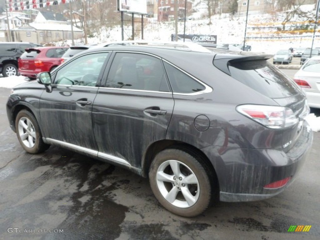 2010 RX 350 AWD - Truffle Brown Mica / Parchment/Brown Walnut photo #9