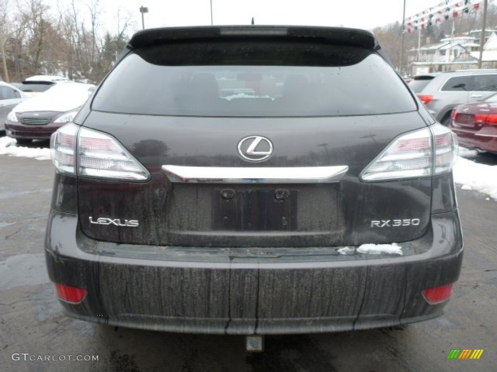2010 RX 350 AWD - Truffle Brown Mica / Parchment/Brown Walnut photo #10