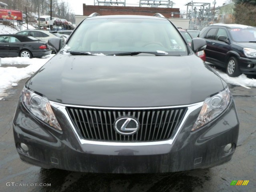 2010 RX 350 AWD - Truffle Brown Mica / Parchment/Brown Walnut photo #13