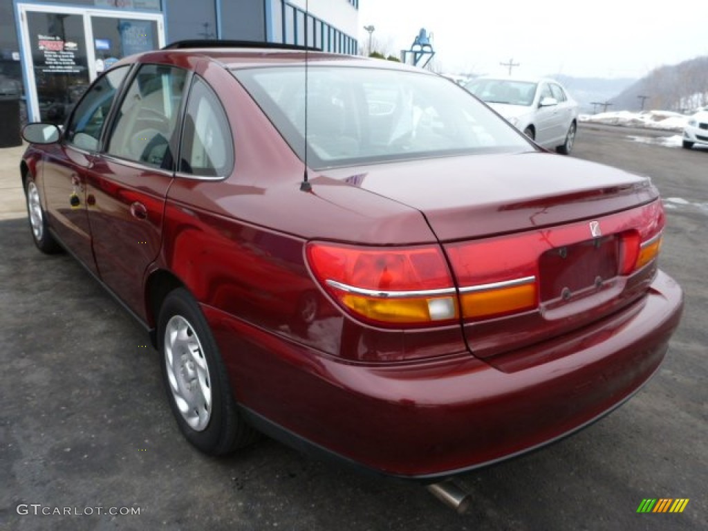 Dark Red 2001 Saturn L Series L200 Sedan Exterior Photo #75668631