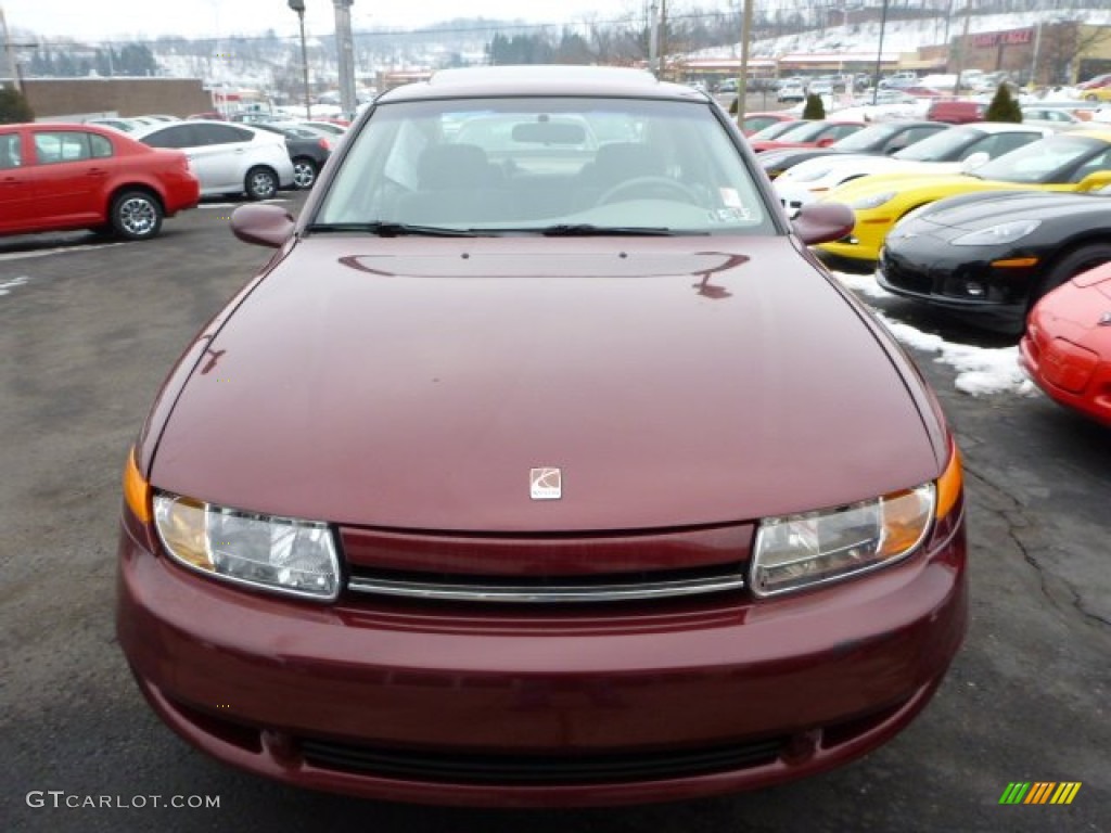 Dark Red 2001 Saturn L Series L200 Sedan Exterior Photo #75668637