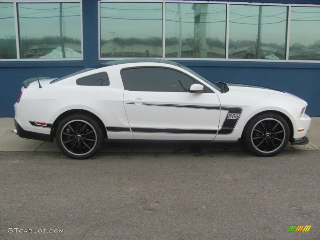 2012 Mustang Boss 302 - Performance White / Charcoal Black Recaro Sport Seats photo #8