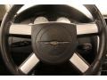 2008 Chrysler 300 Dark Slate Gray Interior Steering Wheel Photo