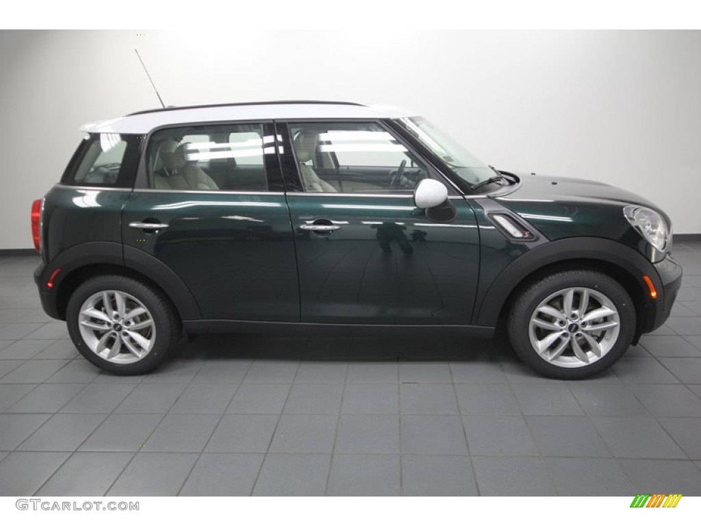 Oxford Green Metallic 2013 Mini Cooper S Countryman Exterior Photo #75671798