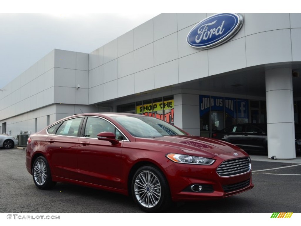 Ruby Red Metallic Ford Fusion