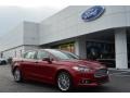2013 Ruby Red Metallic Ford Fusion SE 2.0 EcoBoost  photo #1