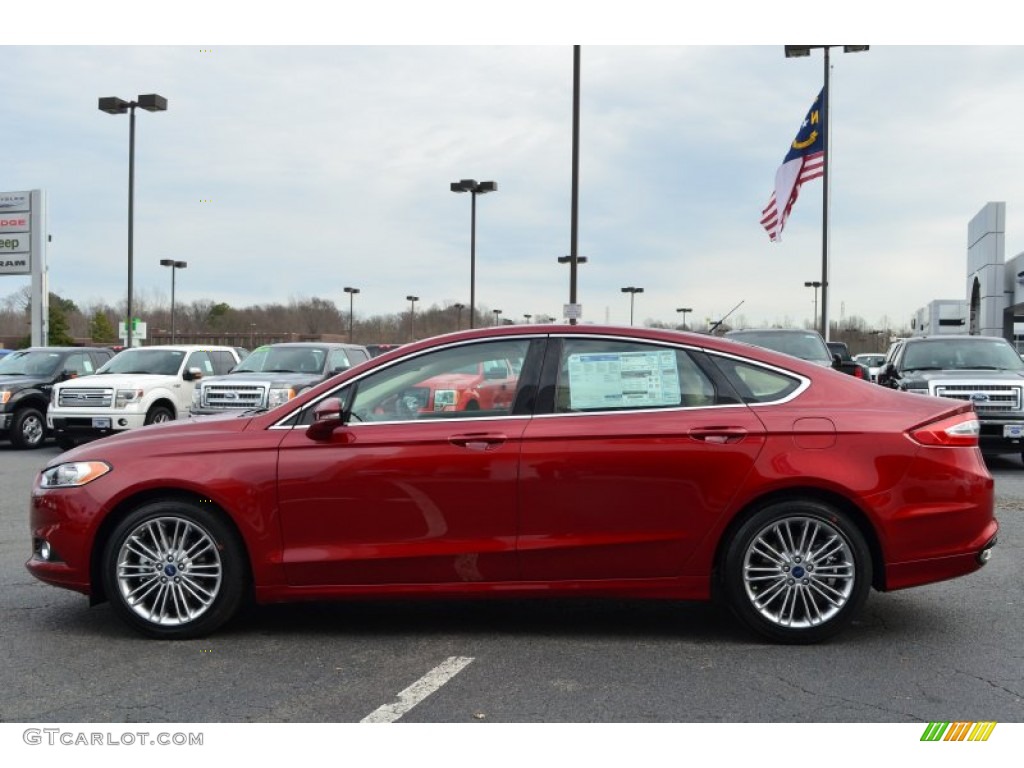 Ruby Red Metallic 2013 Ford Fusion SE 2.0 EcoBoost Exterior Photo #75672381