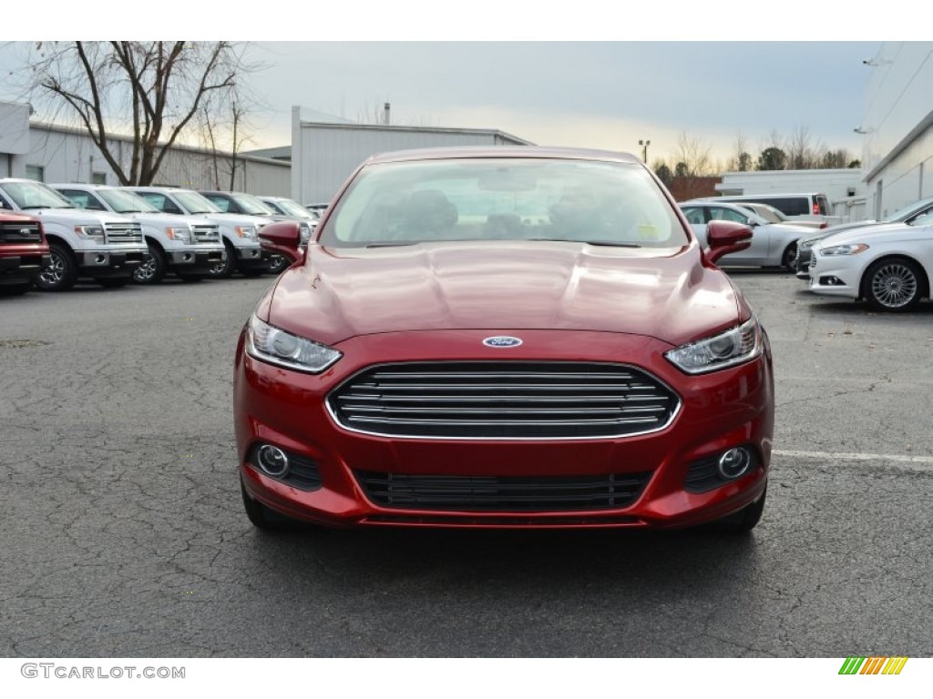 Ruby Red Metallic 2013 Ford Fusion SE 2.0 EcoBoost Exterior Photo #75672428