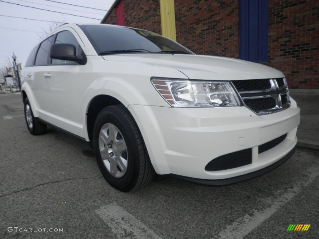 Ivory White Tri-Coat Dodge Journey