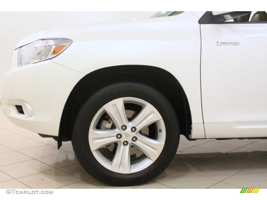 2010 Highlander Limited 4WD - Blizzard White Pearl / Sand Beige photo #48