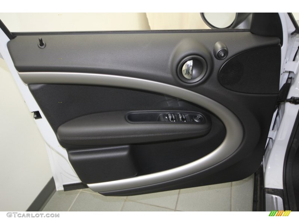 2013 Mini Cooper Countryman Carbon Black Door Panel Photo #75672545