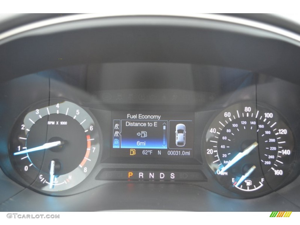 2013 Ford Fusion SE 2.0 EcoBoost Gauges Photo #75672864