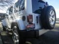 2013 Bright White Jeep Wrangler Unlimited Sahara 4x4  photo #3