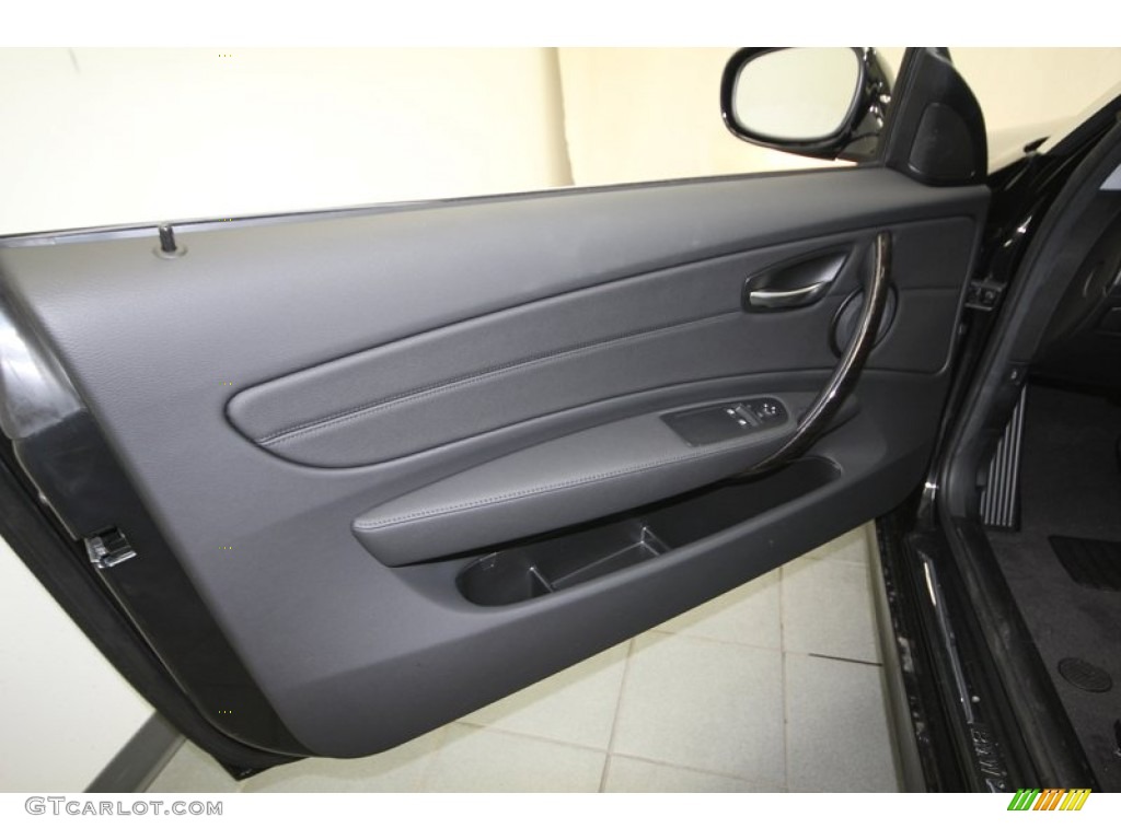 2013 1 Series 128i Coupe - Black Sapphire Metallic / Black photo #12