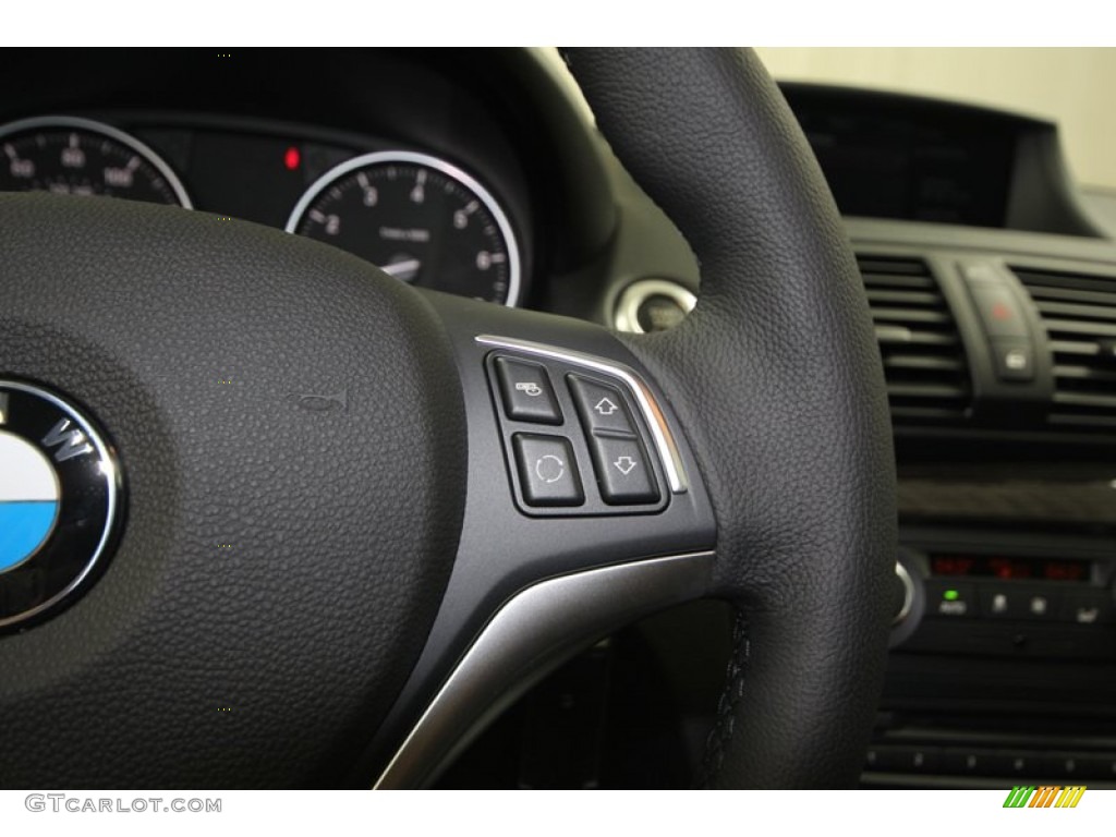 2013 1 Series 128i Coupe - Black Sapphire Metallic / Black photo #21