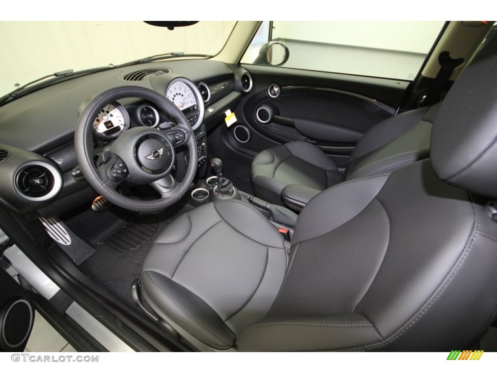 Carbon Black Interior 2013 Mini Cooper S Clubman Photo #75674505