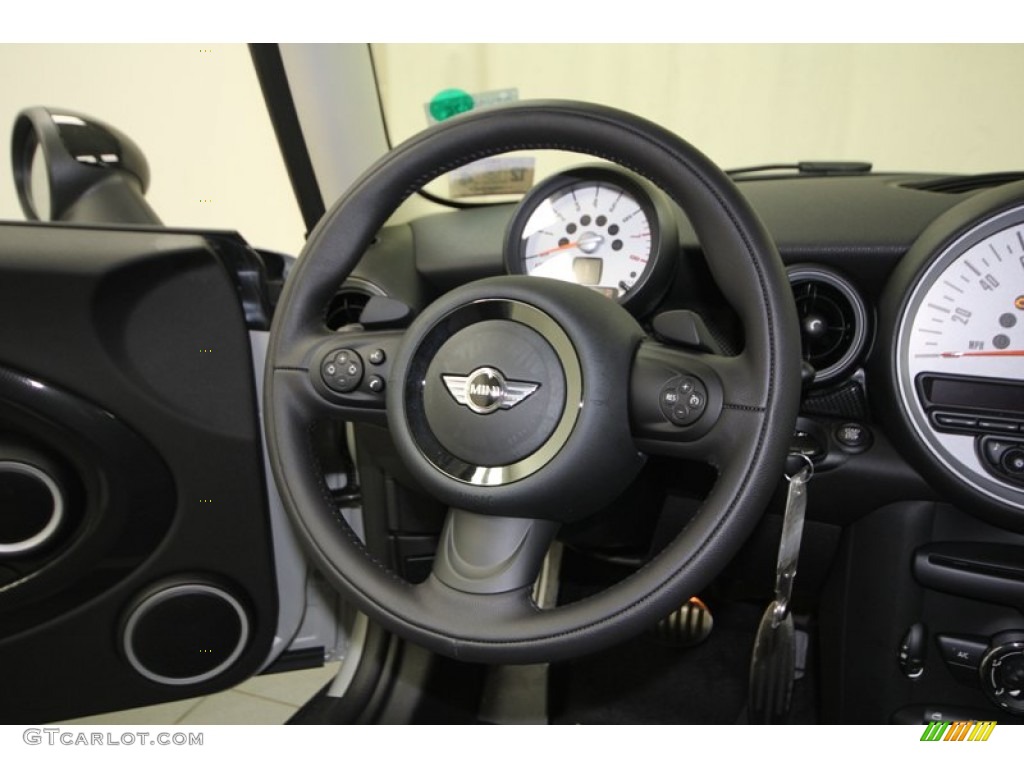 2013 Cooper S Clubman - White Silver Metallic / Carbon Black photo #21