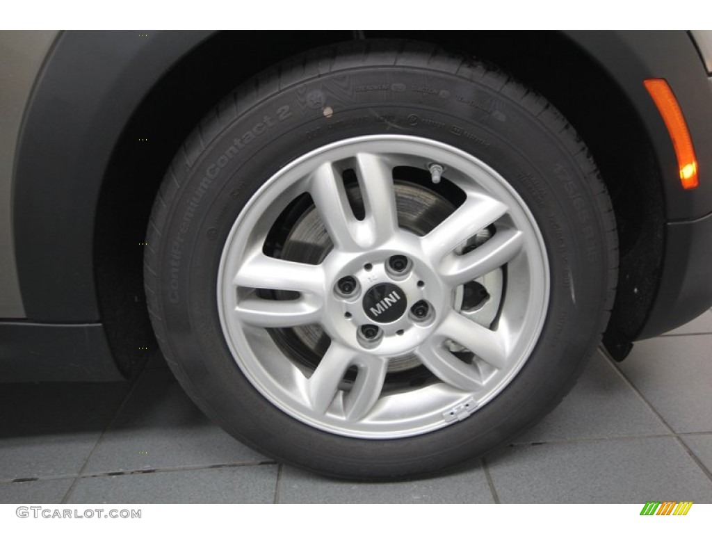 2013 Cooper Hardtop - Velvet Silver Metallic / Carbon Black photo #7