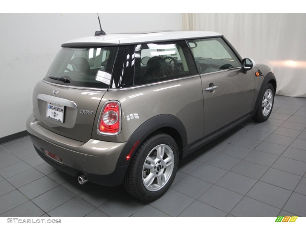 2013 Cooper Hardtop - Velvet Silver Metallic / Carbon Black photo #8