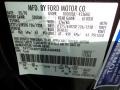 UH: Tuxedo Black Metallic 2011 Ford F250 Super Duty Lariat SuperCab 4x4 Color Code