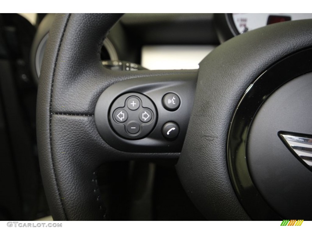 2013 Cooper Hardtop - Velvet Silver Metallic / Carbon Black photo #21