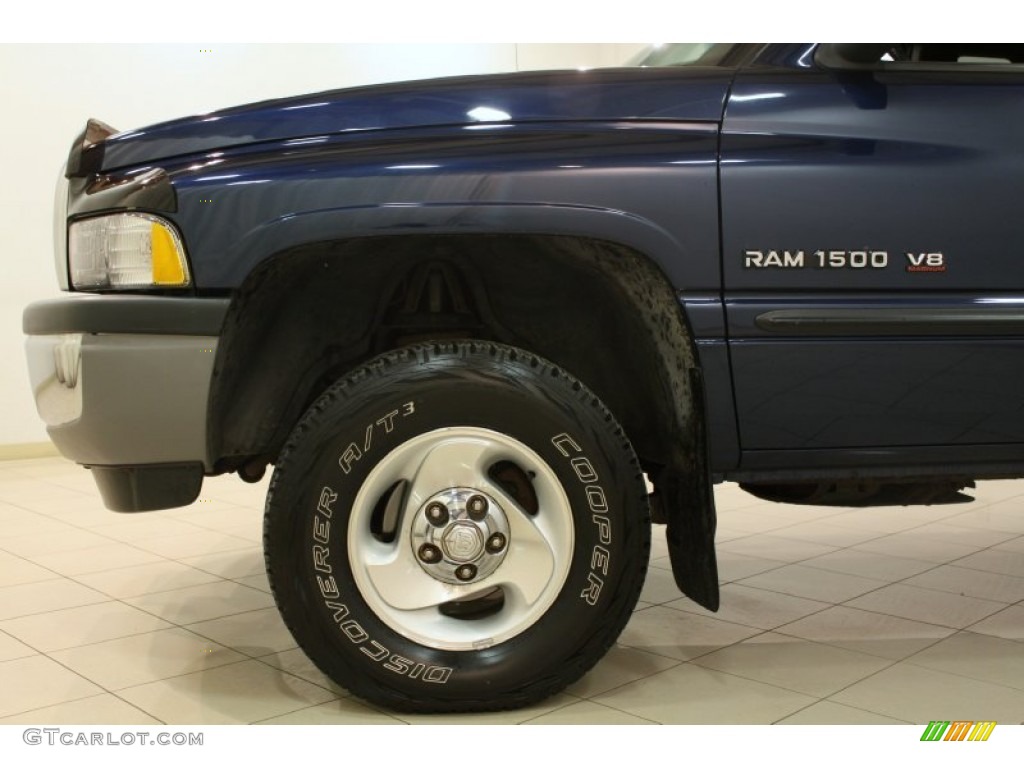 2001 Ram 1500 SLT Club Cab 4x4 - Patriot Blue Pearl / Agate photo #15