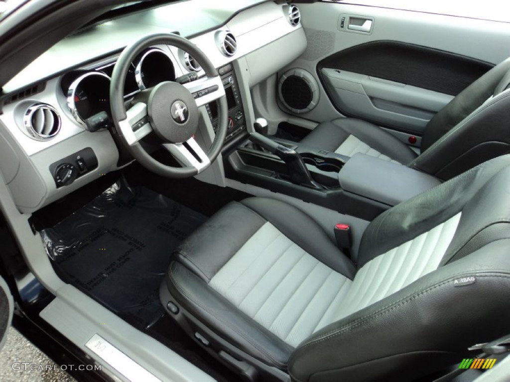 Black/Dove Interior 2009 Ford Mustang GT/CS California Special Convertible Photo #75676291