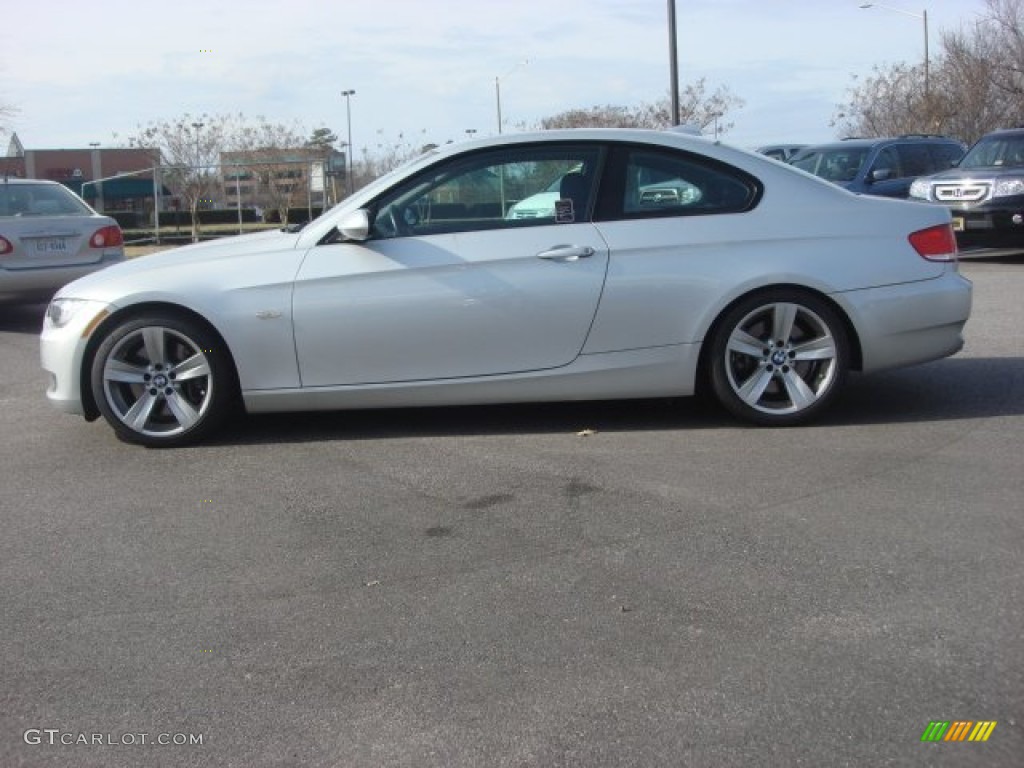 2009 3 Series 335i Coupe - Titanium Silver Metallic / Black photo #3