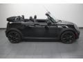 2013 Midnight Black Metallic Mini Cooper S Convertible  photo #2