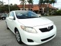 Super White 2009 Toyota Corolla 