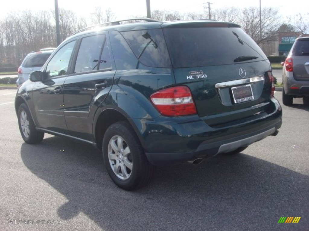 2006 ML 350 4Matic - Everest Green Metallic / Macadamia photo #5