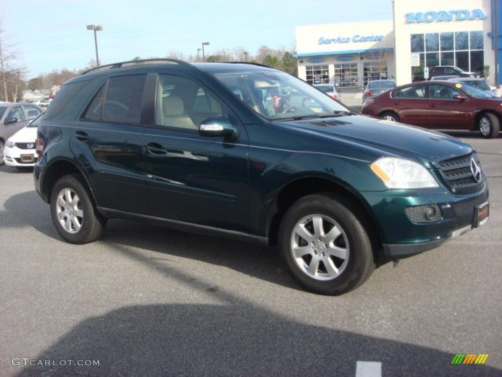 Everest Green Metallic 2006 Mercedes-Benz ML 350 4Matic Exterior Photo #75676895