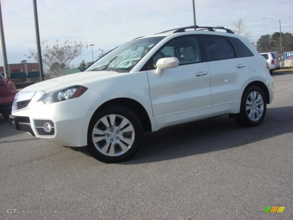 2010 RDX SH-AWD - White Diamond Pearl / Taupe photo #2