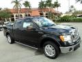 2010 Tuxedo Black Ford F150 Lariat SuperCrew  photo #2