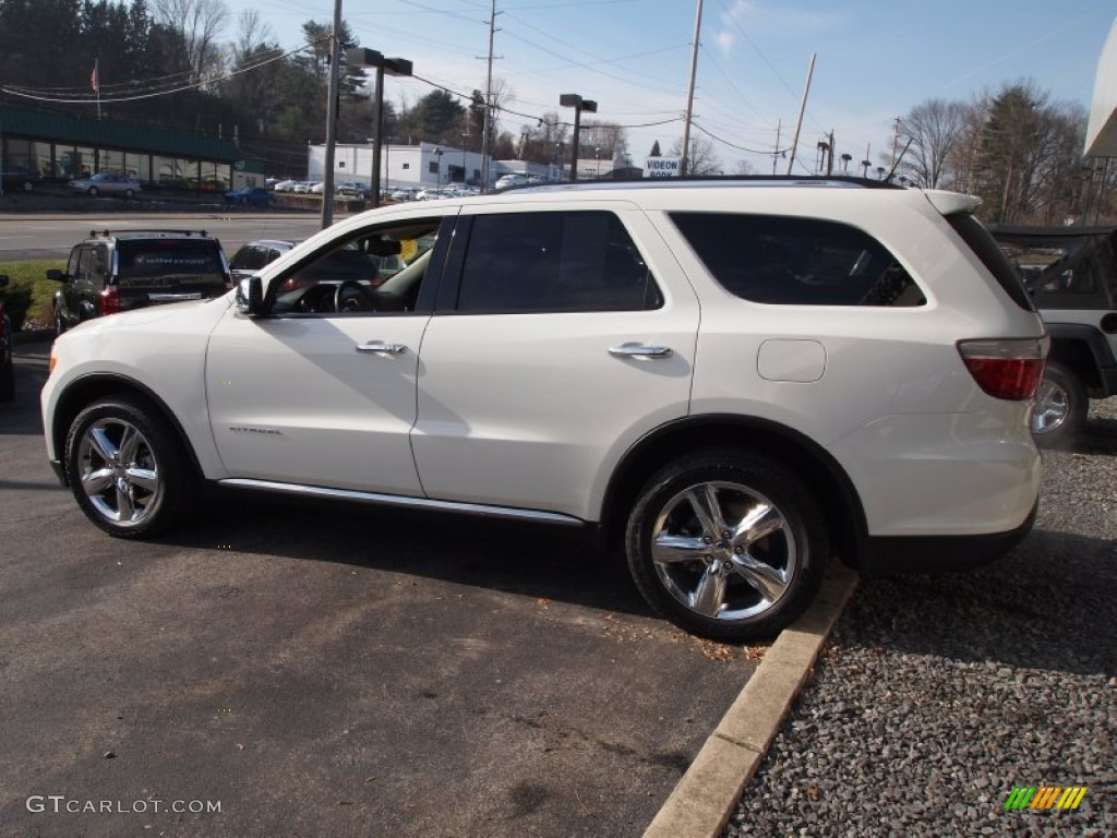 Stone White 2012 Dodge Durango Citadel AWD Exterior Photo #75677457
