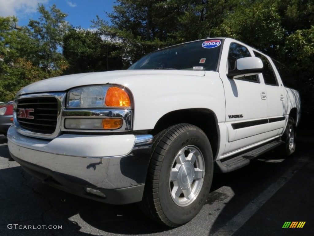 2004 Yukon XL 1500 SLT 4x4 - Summit White / Neutral/Shale photo #1