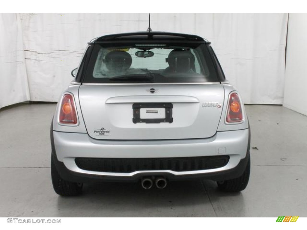 2009 Cooper S Hardtop - Pure Silver Metallic / Black/Grey photo #8