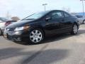 Nighthawk Black Pearl - Civic LX Coupe Photo No. 2