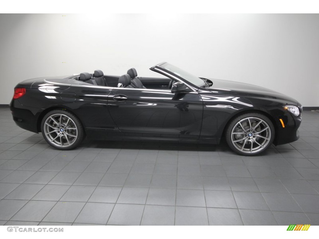 Black Sapphire Metallic 2013 BMW 6 Series 650i Convertible Exterior Photo #75680703