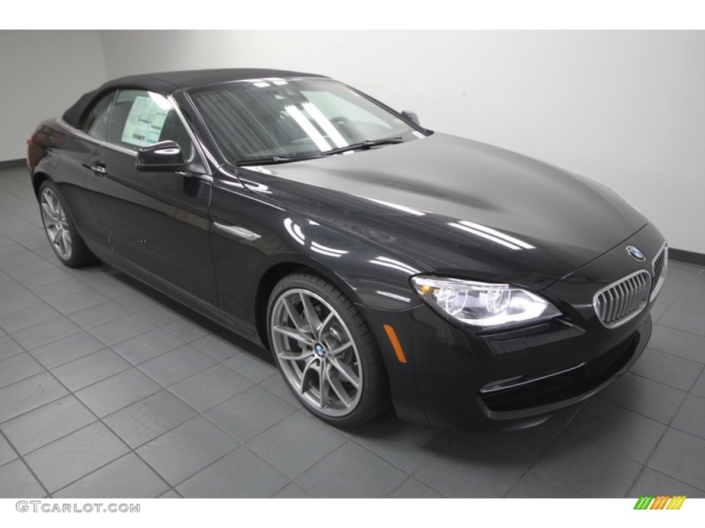 2013 6 Series 650i Convertible - Black Sapphire Metallic / Black photo #7