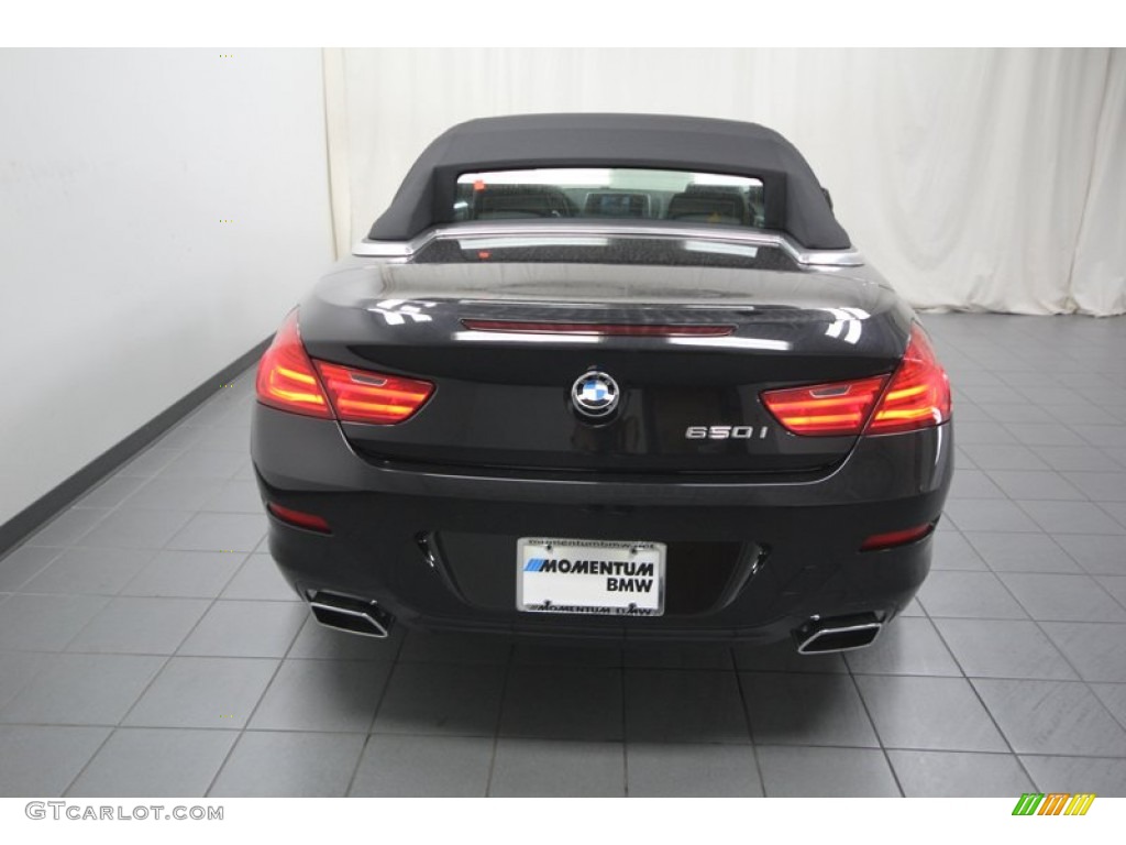 2013 6 Series 650i Convertible - Black Sapphire Metallic / Black photo #11