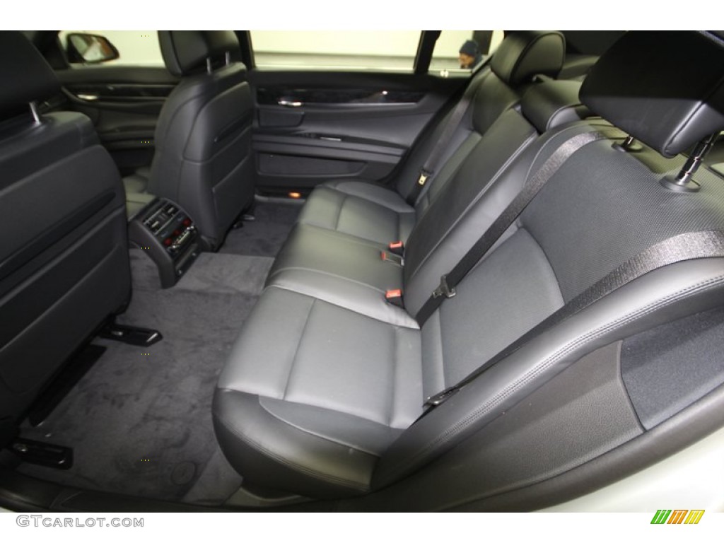 Black Interior 2013 BMW 7 Series 750Li Sedan Photo #75681510