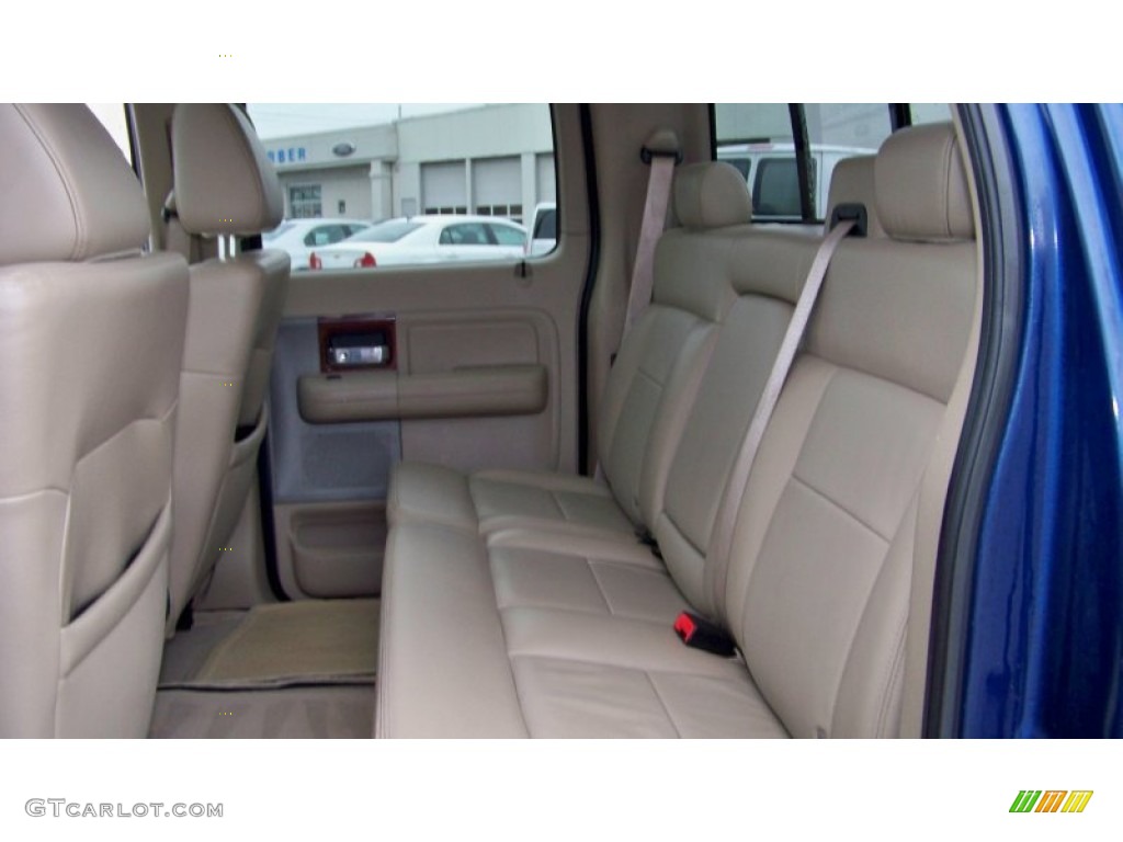Tan Interior 2007 Ford F150 Lariat SuperCrew 4x4 Photo #75681522