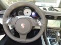 2013 Porsche 911 Agate Grey/Pebble Grey Interior Steering Wheel Photo